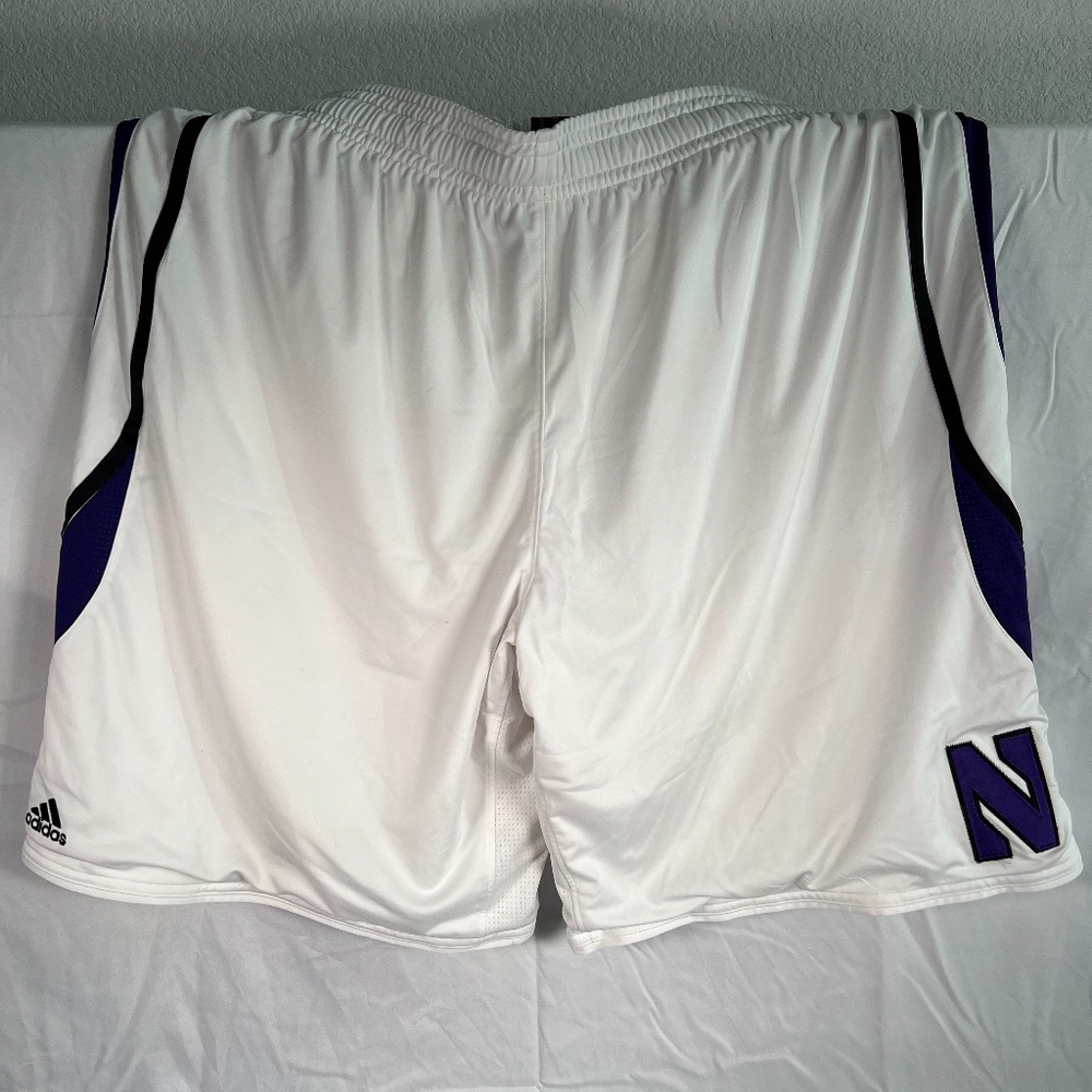 Official Northwestern Basketball Team Shorts; Adidas; 2XL; Never Worn